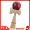 Pezhong Japan Traditional Wooden Marble Kendama Kids Skill Ball Game Toy Wine Red. 