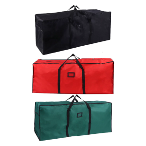 Practical Weatherproof Garden Cushion Storage Bag Sturdy Oxford Fabric Organizers for Sun Lounger and Garden Cushions