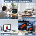 Eyoyo 12 Inch Small HDMI Monitor, Eyoyo Mini Monitor Portable IPS Display, External Monitor for Laptop Security Camera Raspberry pi, 1366x768 HD Monitor, Built-in Speaker. 