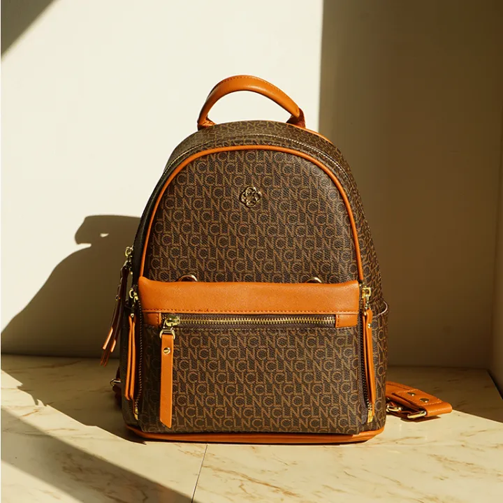 CLN 1121B-Katana Backpack Pu Leather Casual Backpack Adjustable