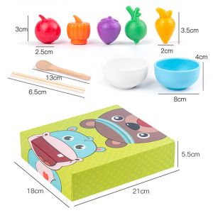 MAKERVY Hand-Eye Coordination Simulation Feeding Game Training Tool Interactive Play Preschool Feeding Game Developmental Fine Motor Skills Feeding Game Toys Babies