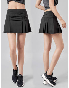 Chân Váy Thể Thao Xếp Li Mini Cho Nữ Chân Váy Cầu Lông Chơi Golf Quần Vợt Chạy Bộ Yoga Co Giãn Nhanh Khô Mùa Hè