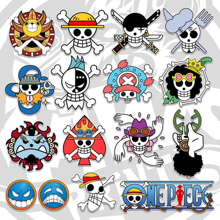 Jolly Roger | Onepiece | Waterproof | Vinyl Sticker | Matte Laminated ...