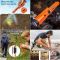 【FAST Delivery】 Handheld Metal Detector Waterproof High-sensitivity Metal Detector 360° All-round Detection GP-Pointer Gold Detectors Waterproof Dustproof Pinpointers Built-in led Lights Gold Silver Detector Scanner Find Treasure Hunting Metal Gold Mines. 