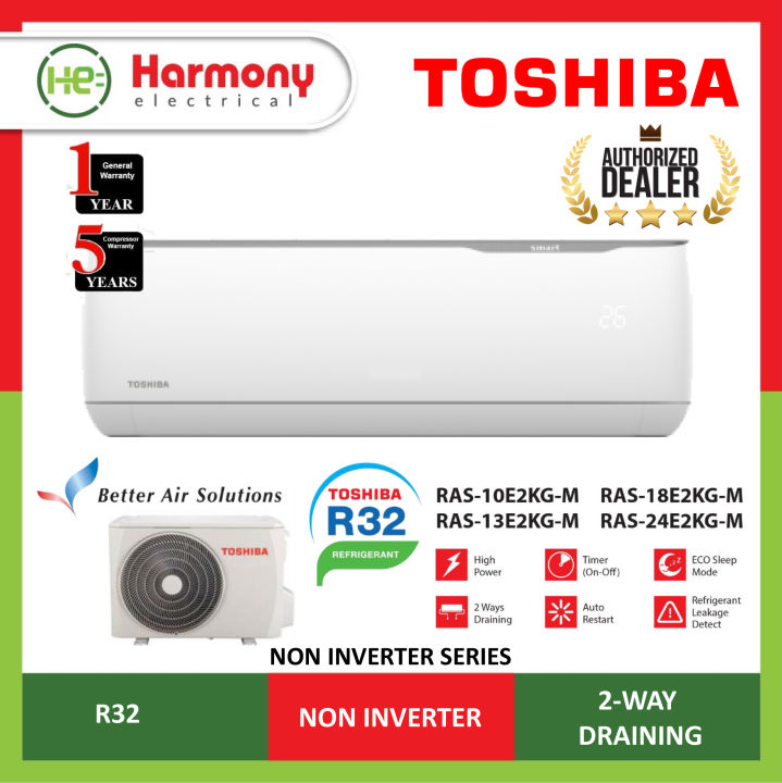 [INSTALLATION KLANG VALLEY ONLY] TOSHIBA 1.0HP /1.5HP/ 2.0HP /2.5HP