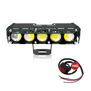 3/4/5/6 Lens Motorcycle Led Headlight Car Light Assembly 3000K/6000K Spotlight Led Fog Light Motorcycle