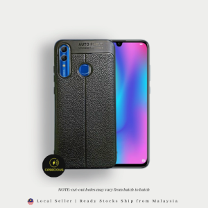 Huawei Honor v9Honor 8 Pro1010 Litev10Note 10Play Slim Leather Laychee Grained Medium Hard Polycarbonate TPU Back Cover Phone Casing