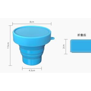 Portable Silicone Folding Gargle Cup Outdoor Collapsible Retractable Water Cup Silicone Cup