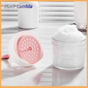[Clark Carrida] Portable Face Cleanser Shower Bath Shampoo Gel Foam Maker Bubble Press Foamer Device Cleansing Foaming Cup Make Up Removal Tool