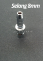 Coupler Selang Steam Sambungan Selang Angin Kompresor Model Plug Ukuran Nepel Selang 5/16" (8mm). 