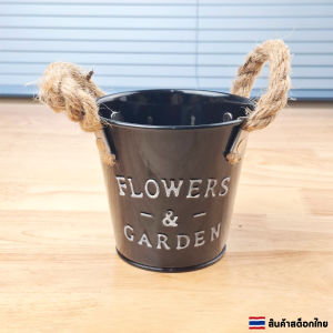กระถางต้นไม้ กระถางตกแต่งบ้าน สไตล์มินิมอล ขนาด 100x110x75 มม.