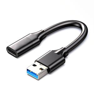 10gbps USB 3.2 để Loại C Cáp chuyển đổi nữ cung cấp khả năng truyền dữ liệu nhanh và sạc 3A