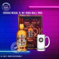 Chivas Regal 12 yrs Blended Scotch Whiskey 1 Liter with FREE High-Ball Mug.. 