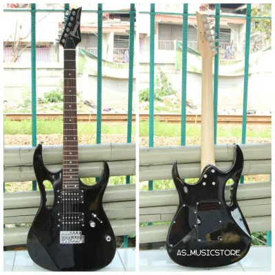 Gitar Listrik Ibanez Jem Hitam Bonus Tas Handle Strings Pick