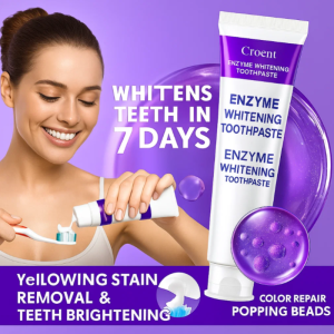 Lysozyme Whitening Toothpaste Whitens and Refreshes Breath Purple Toothpaste to Remove Stains Whiten and Protect Gums and Teeth Clean the Mouth溶酶菌亮白牙膏