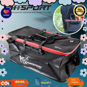 PROMO PRODUK BARU!!! - Tas Perlengkapan Memancing Portable Fishing Bucket Camping Water Container 40/48/53/60CM