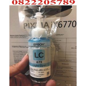 Mực in Epson T673 màu Xanh nhạt dùng cho epson l805l1800l850l800...Light cyan