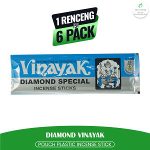 Dupa India Aromaterapi Pouch Plastic - Vinayak Diamond SPC 35 Sticks