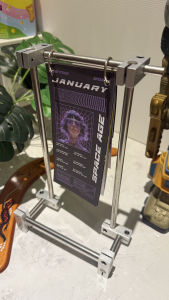 LumiArt Card & Calendar Holder – Note Holder Iconic Design Smart Storage Everyday Accessory for Your Artwork