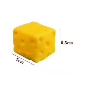 Giant Slow-Rise Cheese Squishy Fidget Toy XL Stress-Relief Squeeze for Adults & Holiday Gifts