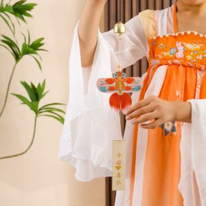 端午节挂件竹编风铃挂饰DIY竹编亲子手工非遗文创礼物团建活动Loong Boat Festival Pendant Bamboo Weaving Wind Chime Pendant DIY Bamboo Weaving Hand made Non legacy Cultural Creative Gift Group Building Activity