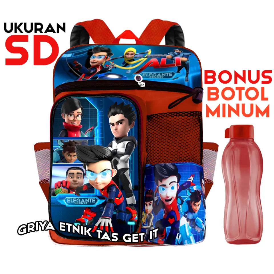 Tas Sekolah Anak Laki Laki SD Ultraman Karakter Ejen Ali Ransel