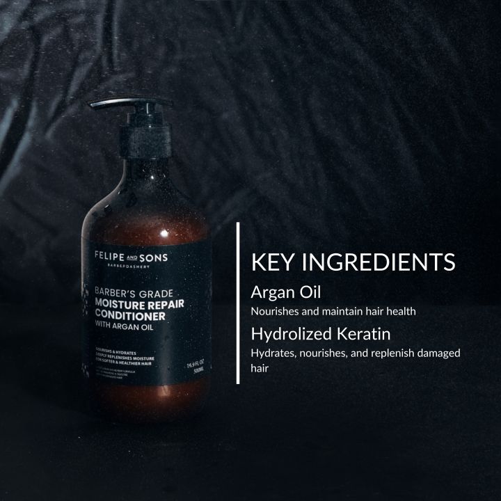 Felipe%20&%20Sons%20Barber%E2%80%99s%20Grade%20Moisture%20Repair%20Conditioner%20with%20Argan%20Oil%20500mL%20%E2%80%93%20Nourishing%20Care%20for%20Dry%20&%20Damaged%20Hair%20-%20Image%202