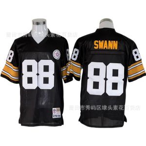 NFL Steelers Steelers Retro Embroidered Football Jersey MN Hall of Fame Jersey American Football Sportswear