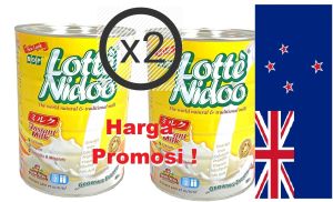 Susu tepung everyday fresh milk New Zealand LotteNidoo Instant Powder Milk full cream 900G X2tin Susu Penuh Krim Segara UHT
