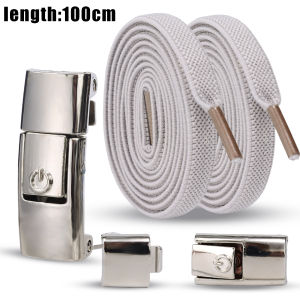 Elastic No Tie Shoe Laces for Sneakers Flat Tieless Shoelaces for Kids & Adults Stretch Shoes Strings