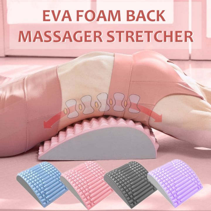 EVA Foam Back Massager Stretcher Pillow Fitness Lumbar Support