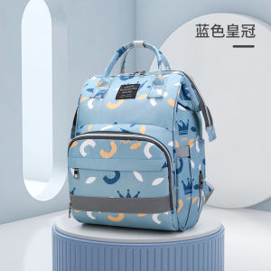 แฟชั่นสไตล์เกาหลีกระเป๋ามัมมี่ขนาดใหญ่ผ้าอ้อมผ้าอ้อมผ้ากันน้ำกระเป๋าแม่เดินทางกระเป๋าเป้สะพายหลัง