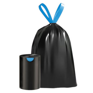 Point-off Rubbish Plastic Bag 90pcs 45x60 Tear off Garbage Bag for Home/Office Use Trash Bag