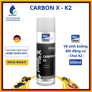 Dung Dịch Vệ Sinh Loại Bỏ Carbon Làm Sạch Kim Phun Buồng Đốt BLUECHEM - CarbonX - 500ml/ Bộ 2 Chai
