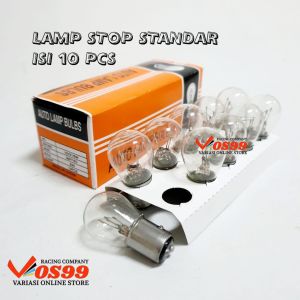 LAMPU MOTOR STANDAR BOHLAM STOP & BOHLAM DEPAN BISA UNTUK SEMUA MOTOR 12V