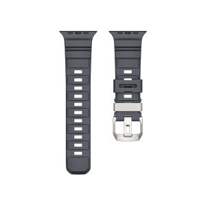 Yizilin Strap Watch Band Fluororubber for Apple Watch Ultra 3 2 1 Series 11 10 9 8 7 6 5 4 3 SE FKM Sports Loop Bracelet