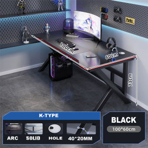 Gaming Table Anti-Scratch Table Live Steaming Computer Table Study Table Meja Home PC Desk Meja Komputer 电竞桌/桌子