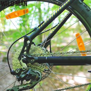 4 cái Xe Đạp MTB phản chiếu nói clip cho khả năng hiển thị vành bánh xe và đi xe đạp an toàn đêm