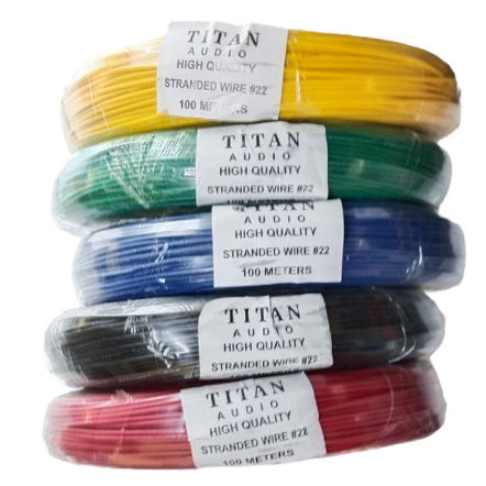 STRANDED AND SOLID WIRE #22AWG #18AWG 100M/ROLL RANDOM COLOR for DIY ...