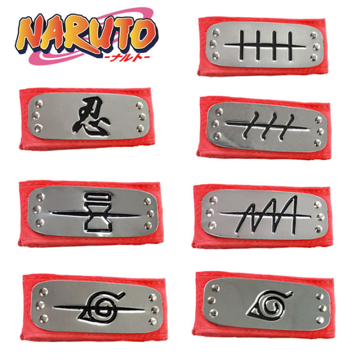 Anime Naruto Headband Head Protector Headgear Akatsuki Members