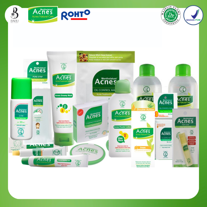 ACNES Natural Care Series Sabun Pembersih Wajah Berjerawat Perawatan Acne Skin Acne Treatment Original BPOM