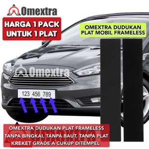 Frameless Dudukan Plat Nomor Tempel KREKETAN HQ Frameless Plate Holder