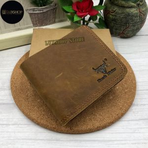 Rush Rider Full Grain Cowhide Leather Short Wallet Men