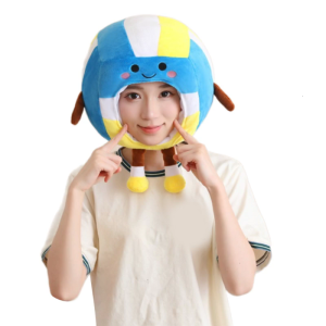 Bóng chuyền hình Head cover với phim hoạt hình tay chân phụ kiện cho sự kiện thể thao cosplay và chủ đề bên