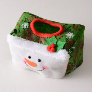 Creative Tissue Box Holder Christmas Decoration Atmosphere Layout Non-woven Fabric Paper Towel Cover