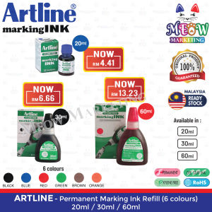 Artline Permanent Marker Ink Refill - 20ml / 30ml / 60ml