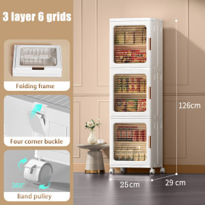 【SG STOCK】Dormitory ultra narrow cabinet space utilization gap cabinet storage rack | Home seam drawer storage cabinet