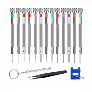 Small Tools Set With Precisions Screwdrivers For Watch And Electronics Maintenance