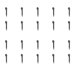 20Pcs High Strength Baits Needle Baits Spikes Set Fishing Hook Metal Baits Spikes For Carps Fishing with Barbed Hook