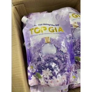 COMBO 6 túi Hương Đắm Say Nước Giặt Xả TopGia 1 L Làm Sạch Vết Bẩn Dịu Nhẹ Lành Tính Lưu Hương 72H